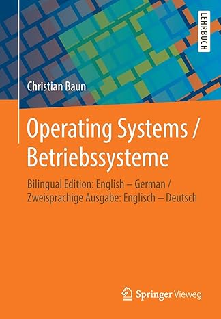 operating systems / betriebssysteme bilingual edition english german / zweisprachige ausgabe englisch deutsch