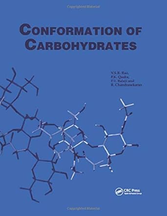 conformation of carbohydrates 1st edition v s r rao 9057023156, 978-9057023156