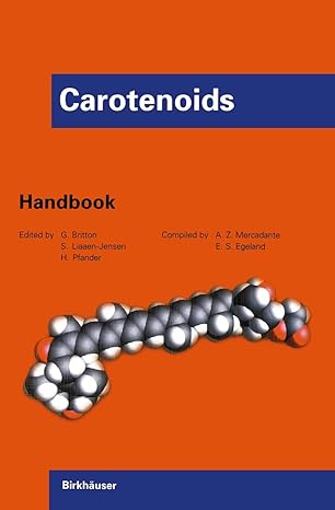 carotenoids handbook 1st edition george britton ,synnove liaaen jensen ,hanspeter pfander 3034895887,