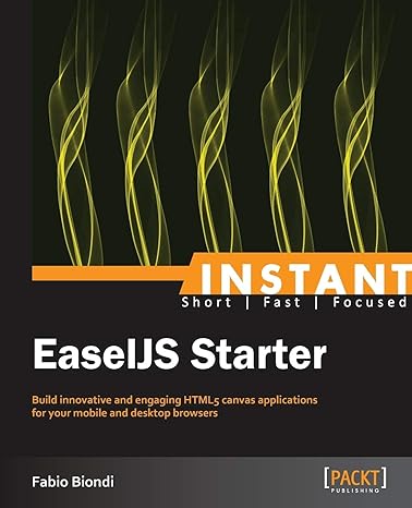 instant easeljs starter 1st edition fabio biondi 1782165185, 978-1782165187