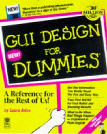 gui design for dummies pap/dskt edition laura arlov 0764502131, 978-0764502132