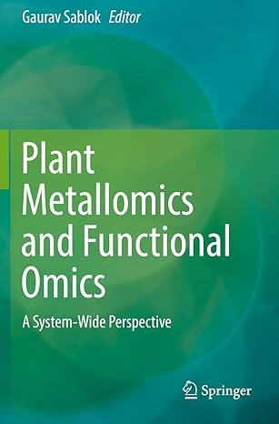 plant metallomics and functional omics a system wide perspective 1st edition gaurav sablok 3030191052,