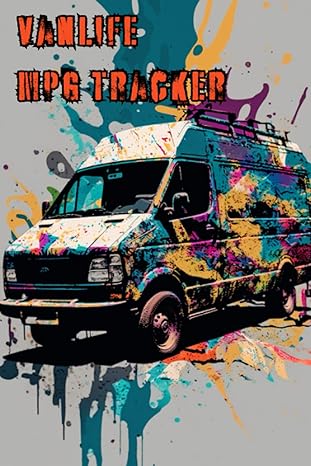 vanlife mpg tracker mpg log for vanlifers or rv campers  skaggs media b0c2sg3zp2