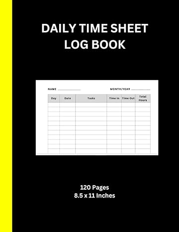 daily time sheet time log record and track work hours  pro publishings b0cgz2s53m