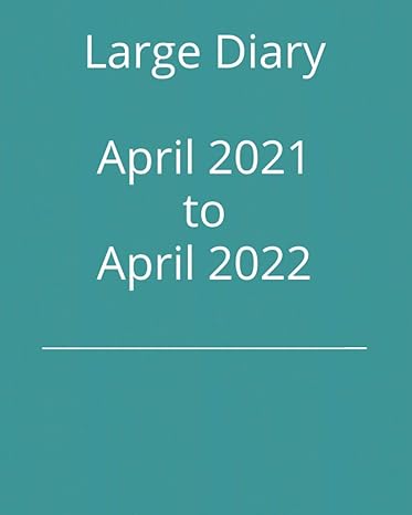 large diary april 2021 to april 2022  maisy millard 979-8696443645