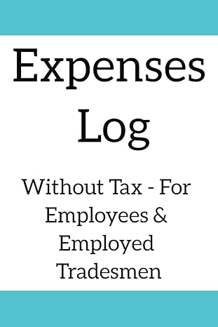 expenses log without tax for employees and employed tradesmen  fg publishing b0ck3hkv97