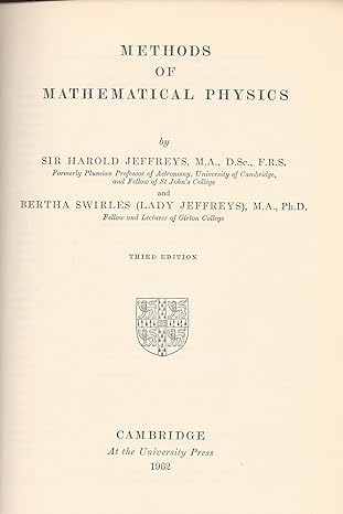 methods of mathematical physics 3rd edition harold jeffreys ,bertha swirles 0521054265, 978-0521054263