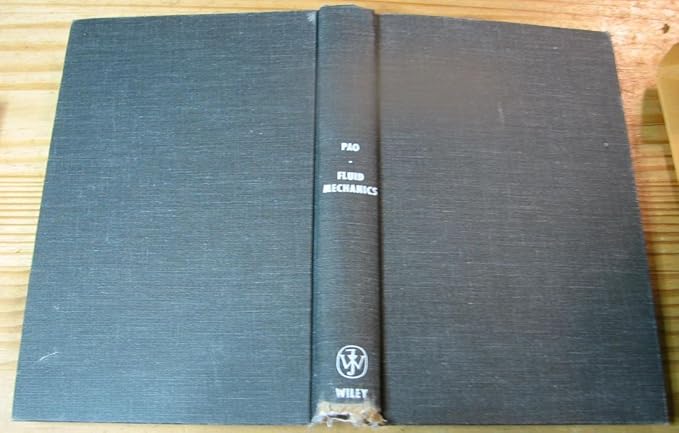 fluid mechanics 1st edition richard h f pao b0006ax5l0