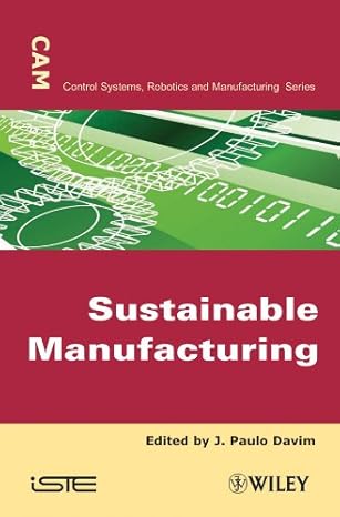 sustainable manufacturing 1st edition j paulo davim 1848212127, 978-1848212121