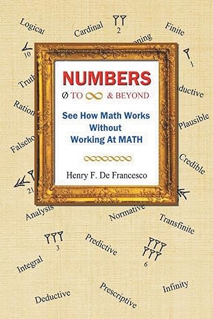 numbers 1st edition henry f de francesco 1503521508, 978-1503521506