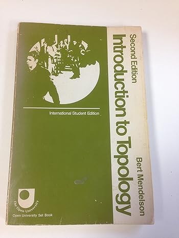 introduction to topology 1st edition bert mendelson b00aybddi6