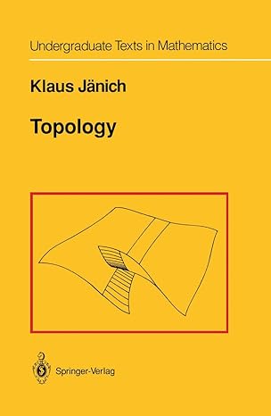 topology 1st edition k janich ,s levy 1461270189, 978-1461270188