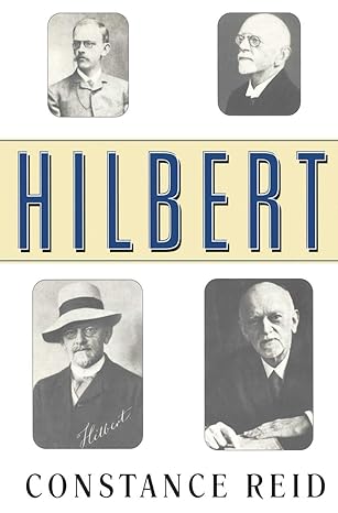 hilbert 1st edition constance reid 0387946748, 978-0387946740