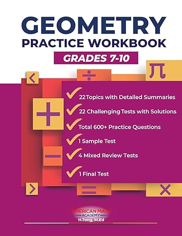 geometry practice workbook 1st edition american math academy b0cshy4zv3, 979-8869116550