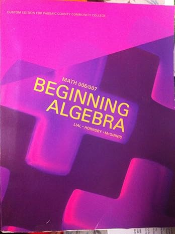 beginning algebra 11th edition margaret l lial 1256363065, 978-1256363064