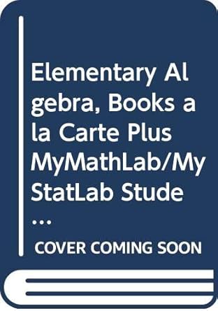 elementary algebra books a la carte edition student edition iii sullivan, michael ,katherine r struve ,janet