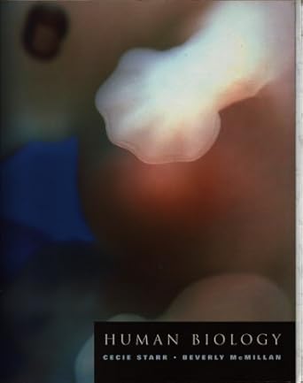 human biology 1st edition cecie starr ,beverly mcmillan 053420208x, 978-0534202088