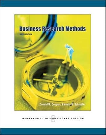 business research methods 9th international edition donald r cooper 0071244301, 978-0071244305