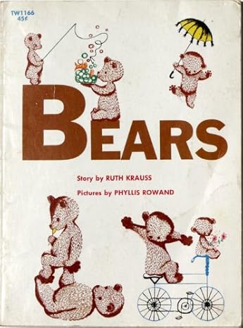 bears 1st edition ruth krauss b000qbaf26