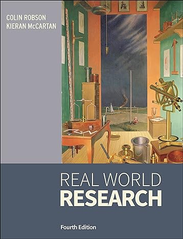 real world research 4th edition colin robson ,kieran mccartan 111874523x, 978-1118745236