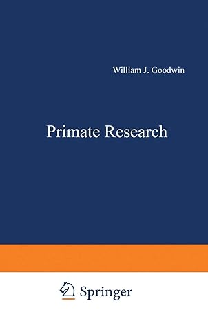 primate research 1975th edition william goodwin 1468426427, 978-1468426427