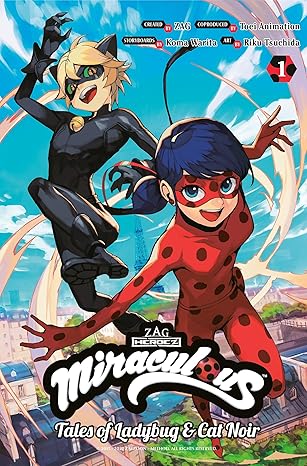 miraculous tales of ladybug and cat noir 1 1st edition koma warita, zag, toei animationriku tsuchida