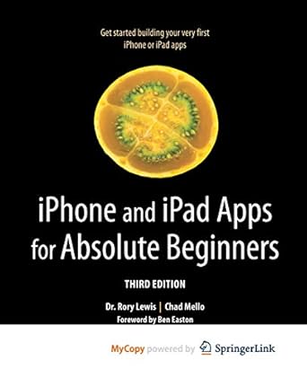 iphone and ipad apps for absolute beginners 1st edition rory lewis ,chad mello 1430246197, 978-1430246190