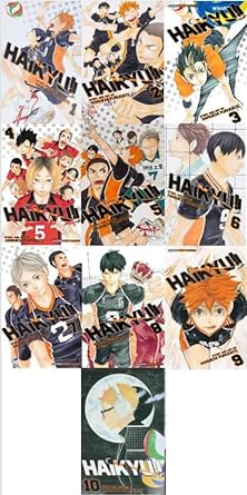 haikyu furudate collection 10 books set haruichi vol 1 10 by haruichi furudate 1st edition haruichi furudate