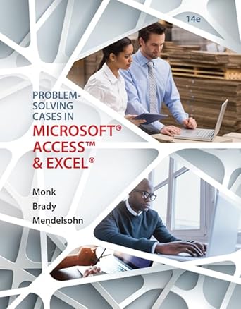 problem solving cases in microsoft access and excel 14th edition ellen monk ,joseph brady ,emillio mendelsohn