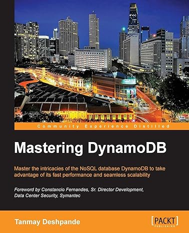 mastering dynamodb 1st edition tanmay deshpande 178355195x, 978-1783551958