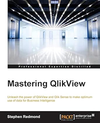 mastering qlikview 1st edition stephen redmond 1782173293, 978-1782173298