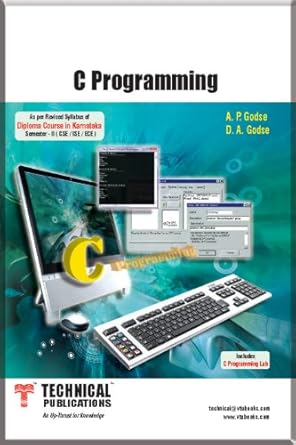 c programming 1st edition a p godse 9350381826, 978-9350381823