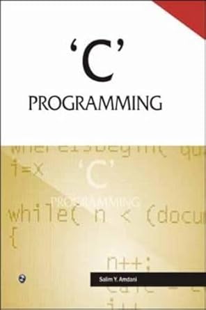 c programming 1st edition salim y amdani salim y amdani 8131805468, 978-8131805466