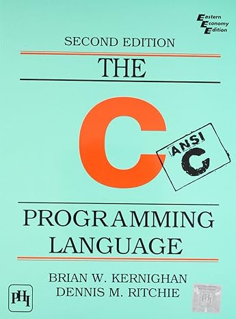 the c programming language 2nd edition brian w kernighan ,dennis m ritchie 8120305965, 978-8120305960