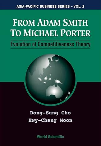 from adam smith to michael porter evolution of competitiveness theory 1st edition dong sung cho ,professor