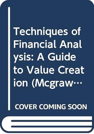 techniques of financial analysis a guide to value creation internat.10r. edition erich a helfert 0071164642,