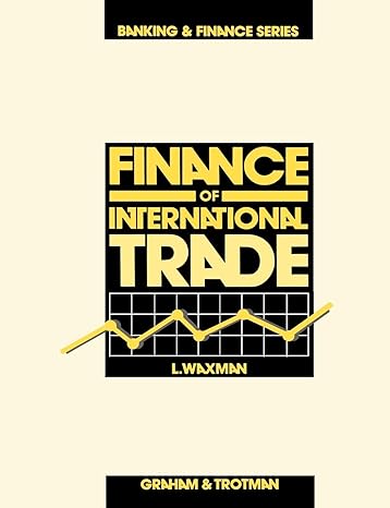 finance of international trade 1985th edition l waxman 086010561x, 978-0860105619