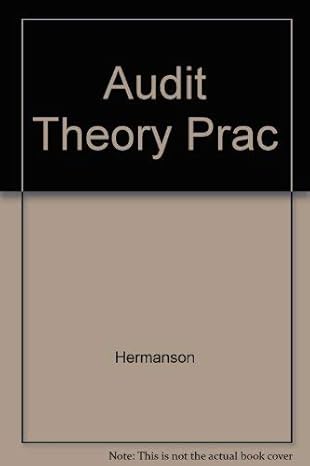 auditing theory and practice 3rd edition roger h hermanson ,stephen e loeb ,robert h strawser 0256029172,