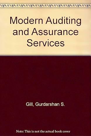 modern auditing and assurance services 6th edition gurdarshan s gill 0471422444, 978-0471422440