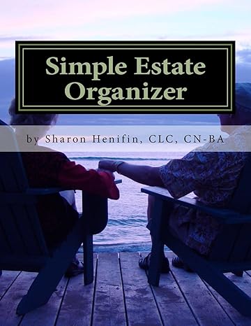 simple estate organizer 1st edition ms sharon m henifin, clc, cn ba 1507707584, 978-1507707586