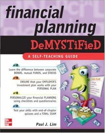 financial planning demystified 1st edition paul lim b003h4rd7o