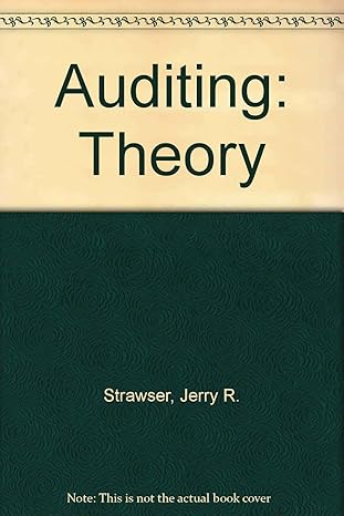 auditing theory custom edition jerry r strawser 0873936175, 978-0873936170