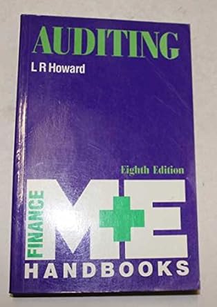 auditing 1st edition howard 0712110143, 978-0712110143