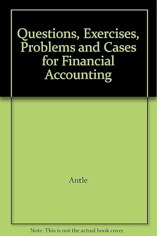 financial accounting 1st edition rick antle ,stanley j garstka 0324100817, 978-0324100815