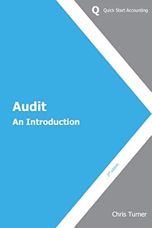 audit an introduction 1st edition chris turner b088bcn1v8, 979-8642031544