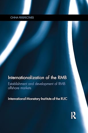 internationalization of the rmb 1st edition international monetary institute 036751656x, 978-0367516567