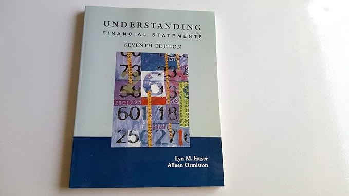 understanding financial statements subsequent edition lyn fraser ,aileen ormiston 0130458058, 978-0130458056