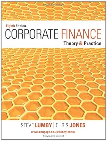 corporate finance theory and practice 8th edition steve lumby ,chris jones 1844809463, 978-1844809462