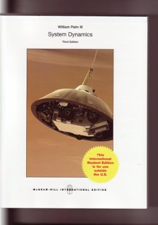 system dynamics 1st edition william palm iii 125909569x, 978-1259095696