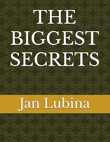 the biggest secrets 1st edition jan lubina b0bvsxdh9x, 979-8377391951